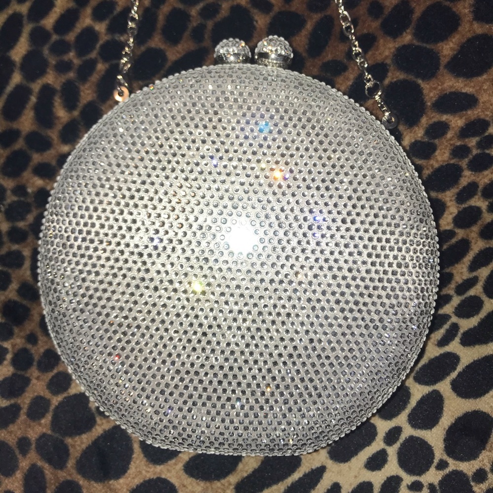 Silver Rhinestone Purse